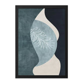 Abstract Leaf Art Wall Art, Modern Wall Art, Minimalist Art Print, Geometric Wall Decor, Scandinavian Art, Nature Inspired Wall Decor - Tawshia